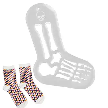 Модел Трикотажни Чорапи Акрилни Форми за демонстрация на Ръчно изработени Носилки за чорапи, Шаблон за плетене на чорапи със собствените си ръце От акрил С кухи цифри