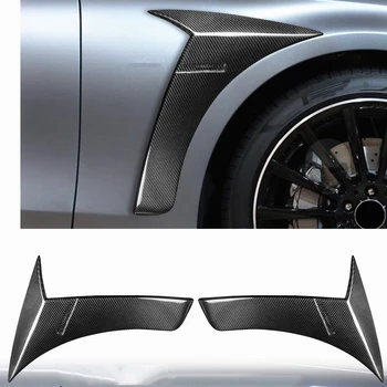Комплект от 2 теми, Странично Крило, отдушник, Панел, заден Спойлер От Въглеродни Влакна За Mercedes Benz W222 S63 S65 AMG 2014-2020