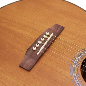 Народни китара низ пирони бели черни китара низ пирони шест опаковки ABS материал