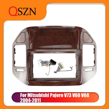 Автомобилен Адаптер за Стерео с 9-Инчов Голям Екран и Рамка За Mitsubishi Pajero V73 V60 V68 2004-2011 Dash Audio Fitting Panel Frame Kit