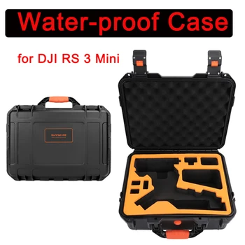 Кутия за съхранение на DJI RS3 Mini, водоустойчив калъф, твърд куфар, Преносима защитна чанта за аксесоари за екшън камери DJI RS3 Mini