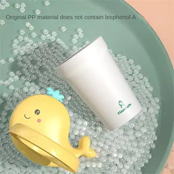 Комплект Чаши За Изплакване на устата Детска Издънка на Аксесоари За Баня Чаша за Четка за Зъби Чаша Стенни Пластмасови Инструменти За Съхранение на Детски