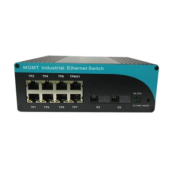 Комутатор KNTECH за управление на промишлени мрежи Ethernet, промишлен Ethernet switch KNPS-8-FB2