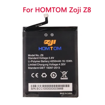 Нов, 100% оригинални сменяеми батерии за HOMTOM Z8 5,7 инча 3400 mah резервни батерии за мобилен телефон Bateria 