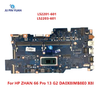 L52201-601 L52203-601 За HP ZHAN 66 Pro 13 G2 дънна Платка на лаптоп Mainboard DA0X8IMB8E0 X8I 100% Тествана