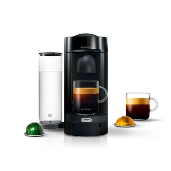 Кафемашина Неспресо Vertuo Plus от de ' Longhi с механизъм натискане на един бутон богат на функции за Автоматична кафемашина