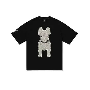 Градинска облекло Harajuku, Женска тениска Мъжка мода памучен тениска с принтом кучета, Летни ежедневни ризи с къс ръкав, тениска Lifework