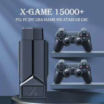 Игрова конзола 4K Gamestick с Висока резолюция 2.4 G С безжичен Горивото Поддържа 15000 Игри 32G/64G PS1