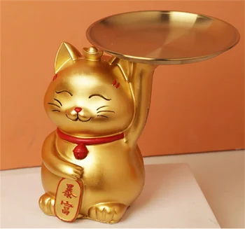 Щастливата котка декорация на изделия от смола декорации от смола украса