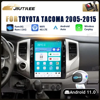 Радиото в автомобила Qualcomm 12,1 инча Android 11 с екран За TOYOTA Tacoma 2 N200 Hilux 2005-2015 DVD мултимедия GPS навигация авто
