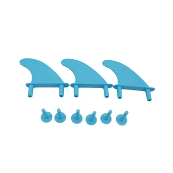 3 бр./компл. Меки плавници за сърф Водни плавници със сменяеми винтове за дъски за сърф Softboard Water Wave Fin Дъска за сърф